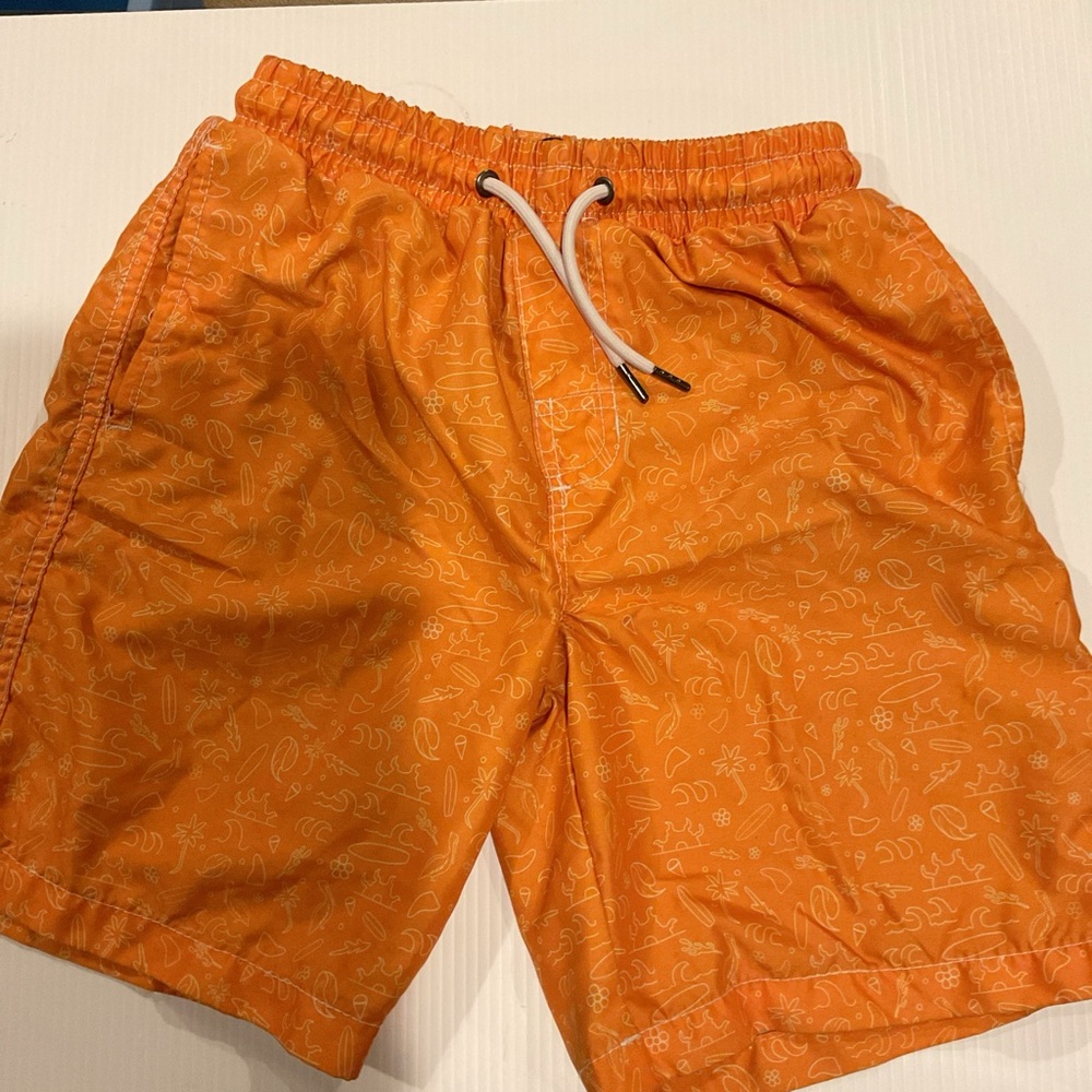 Orange Swim Shorts